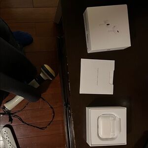 Apple White AirPods Pro with Charging Case and Packaging